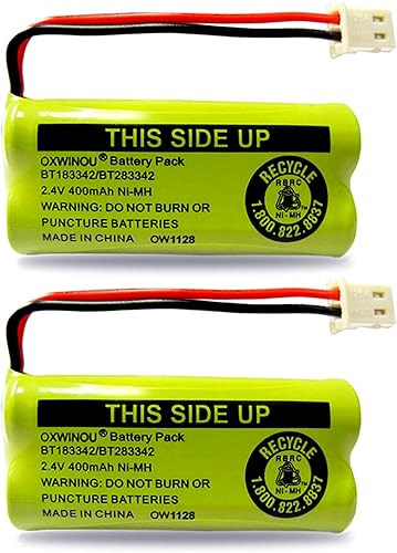 Batería de repuesto BT183342BT283342 BT166342BT266342 BT162342  BT262342 BT166342 compatible con CS6114 CS6419 CS6719 AT&T EL52300 CL80112 CS671 9-2