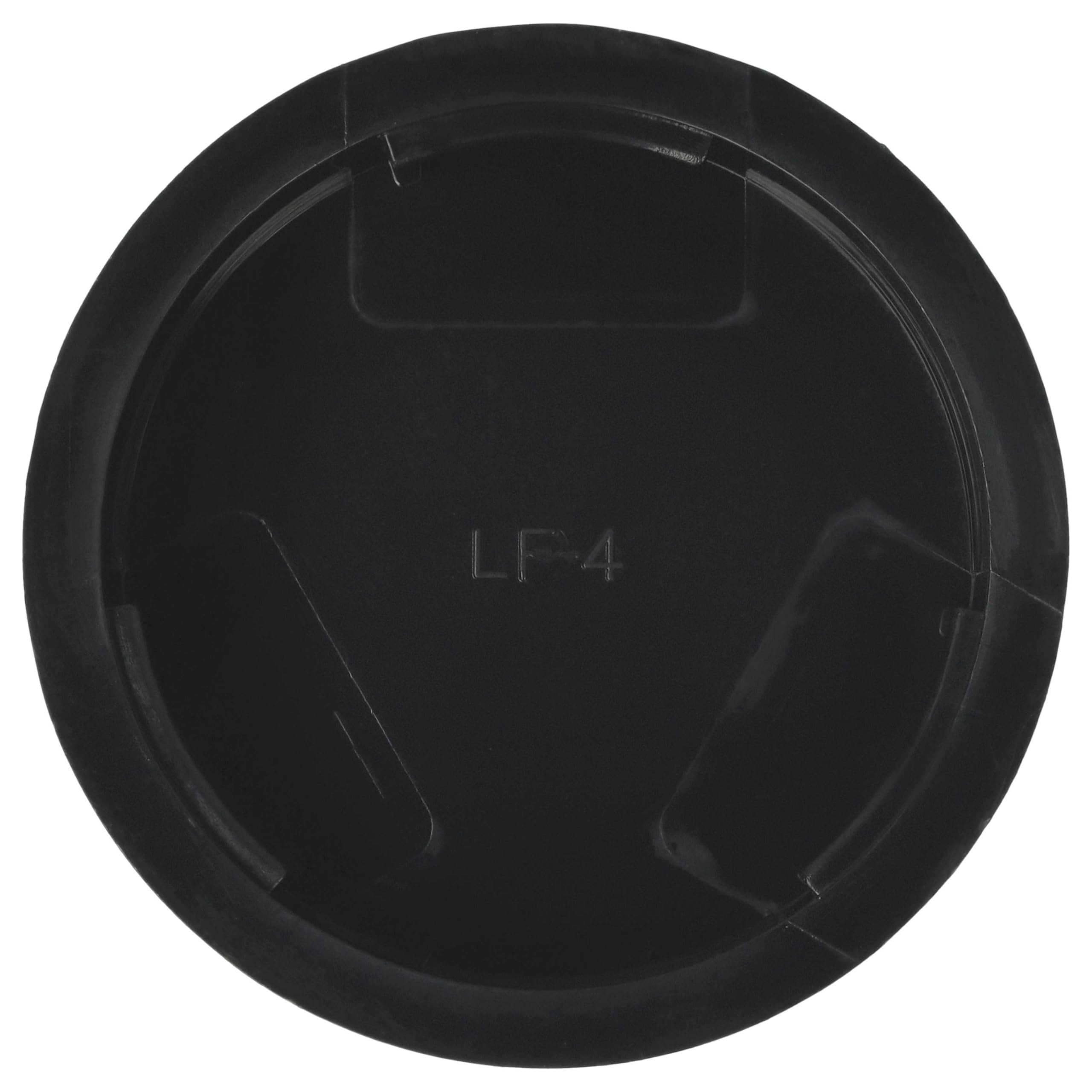 vhbw copriobiettivo posteriore compatibile con Nikon obiettivi con una baionetta F - plastica, nero