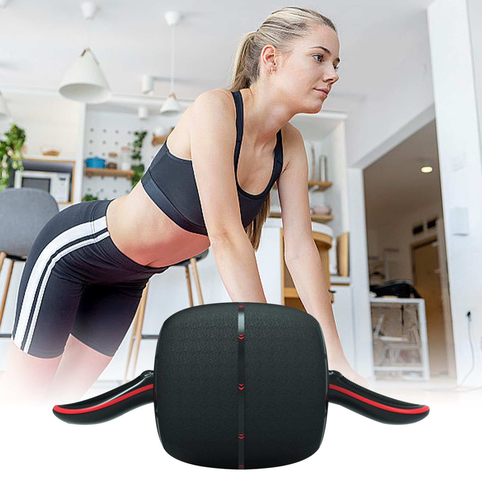 AB Roller Wheel, Core Trainer, automatyczna maszyna do ćwiczeń, do treningu brzucha, pleców, klatki piersiowej, dla kobiet i mężczyzn, fitness, sprzętu do biura