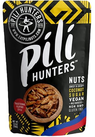 Pili Hunters - Pinoy Style with Crispy Coconut Sugar Pili Nuts - Healthy Snacks Pili Nuts
