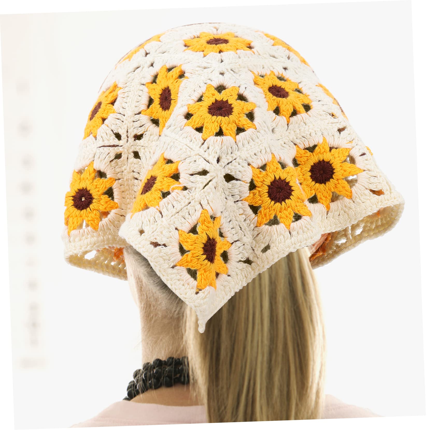 FOMIYES 4 Pz per fasce elastiche sciarpa di chiffon per le donne uncinetti uncinetto turbante per donna fasce per bandana da donna Piccolo e fresco cinghia Mancare