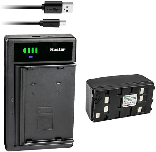 Kastar - Batería de repuesto para videocámara Samsung NC120N SCA-12, SC-L100 SC-L150 SC-L300 SC-L330 SC-L350, BNH-159-2.11, CAM-UN20NM, NC-120N