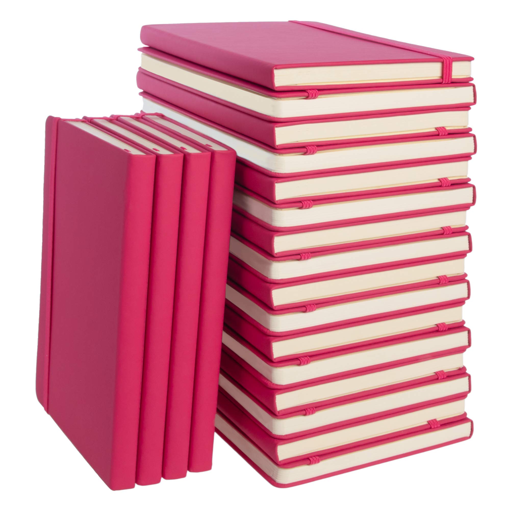 Simply Genius (20 Pack) A5 Hardcover Bullet Notebooks Dotted Grid Notebook/Journal, Leatherette Dott