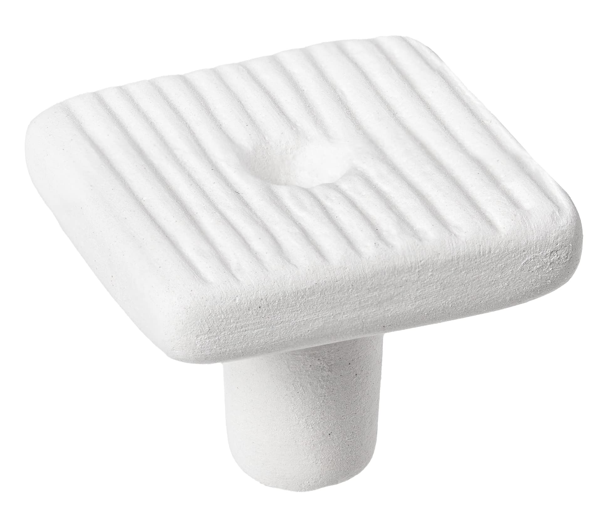 Arka myREEF-Plug | 27 mm | SQUARE | 12 pcs. | Ceramic stones for coral cuttings in any marine aquarium | Incl. slits for optimal holding | Easy to work with