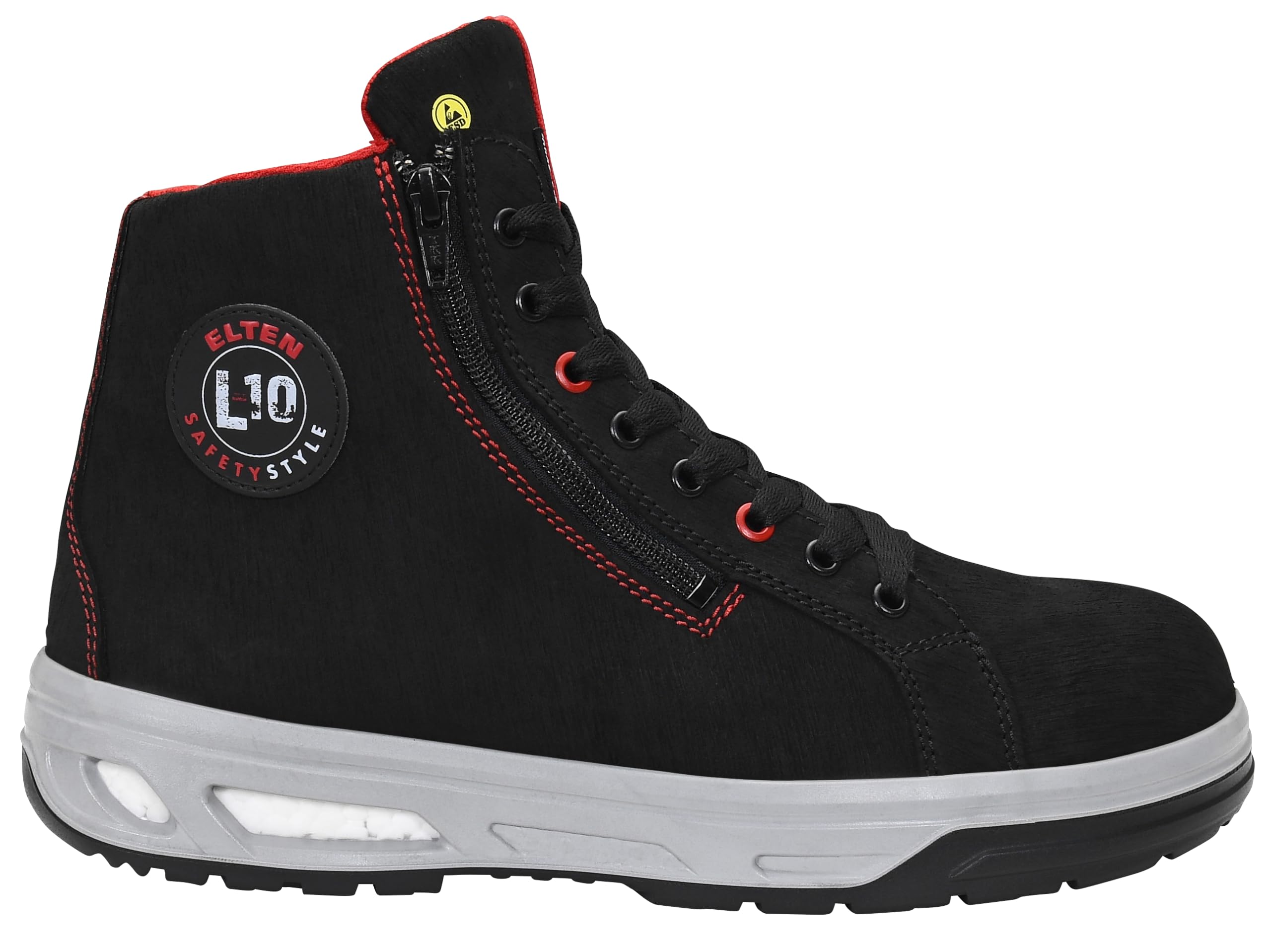 ELTEN NORMAN XX10 Mid ESD S3 | Sicherheitsschuhe für Damen & Herren, Stahlkappe, leicht, atmungsaktiv