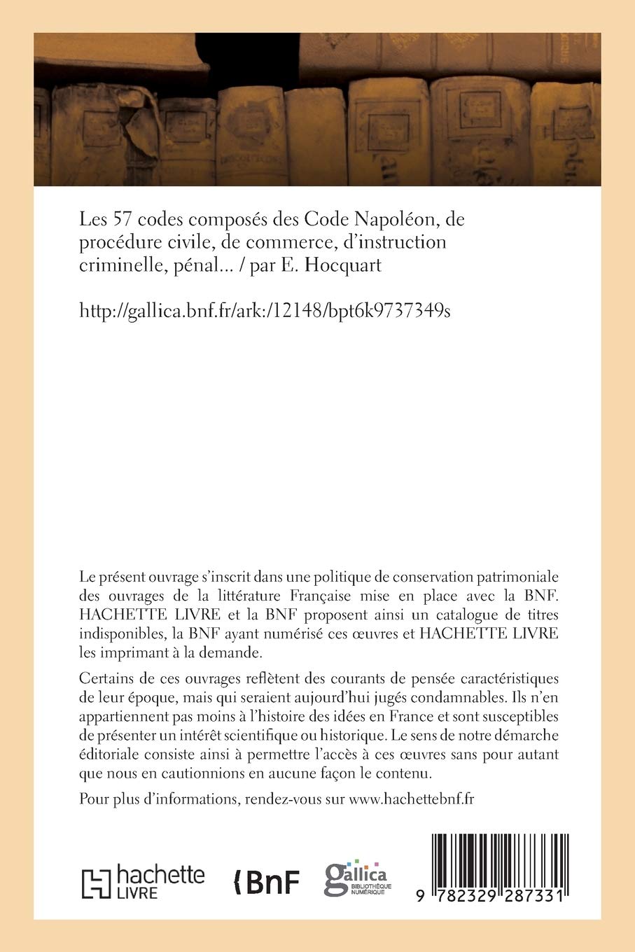 Les 57 codes composés des Code Napoléon, de procédure civile, de commerce, d'instruction criminelle: pénal
