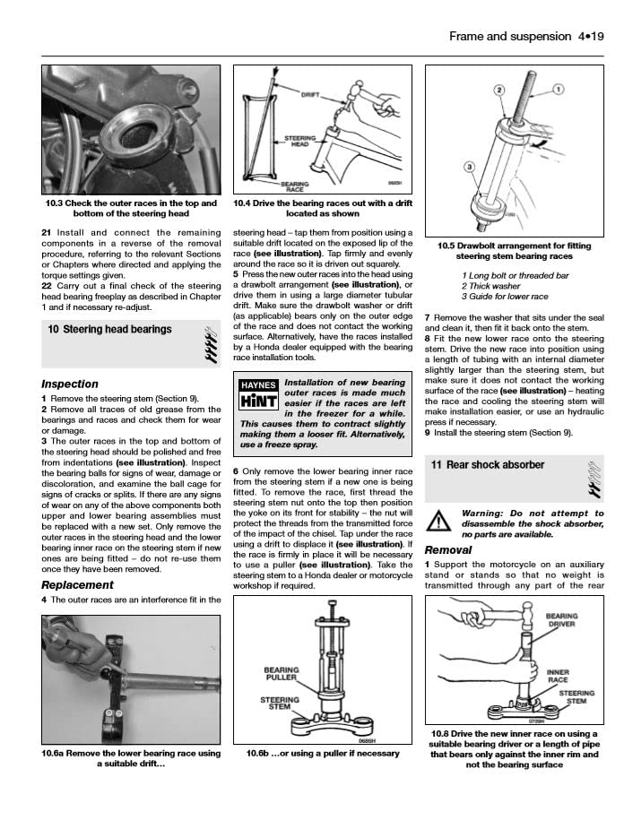 Honda MSX125 (Grom) (13 - 18) Haynes Repair Manual (Paperback) - Image 7