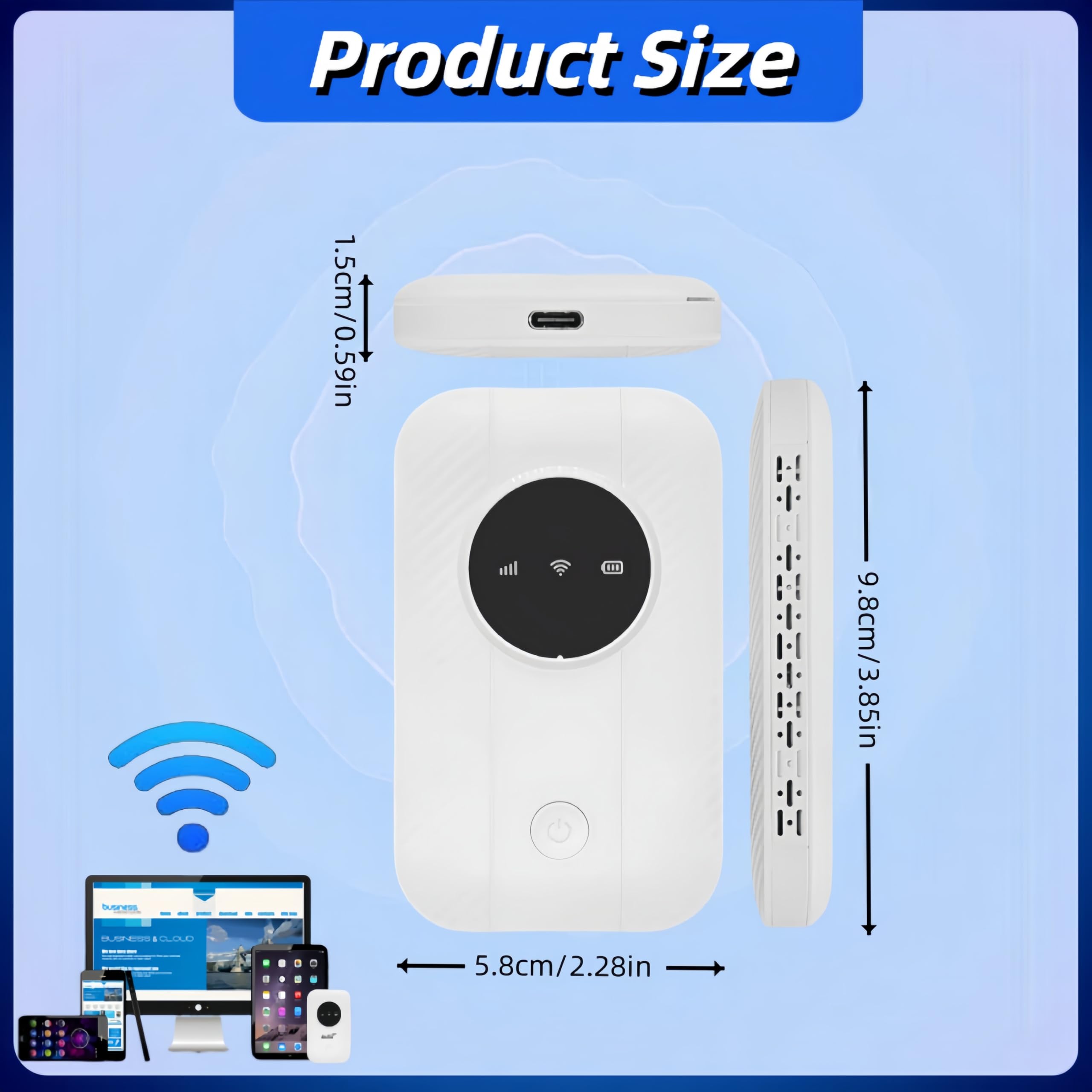 Amazon.com: 2025 Portable WiFi Hotspot Router - High-Speed Mobile