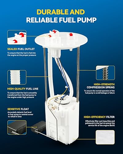 Miniatura 277 de PHILTOP Electric Fuel Pump Assembly Fits For Chevrolet S10 1985-1991, GMC S15 1985-1990, GMC Sonoma 1991, GMC Syclone 1991, SP06B1H