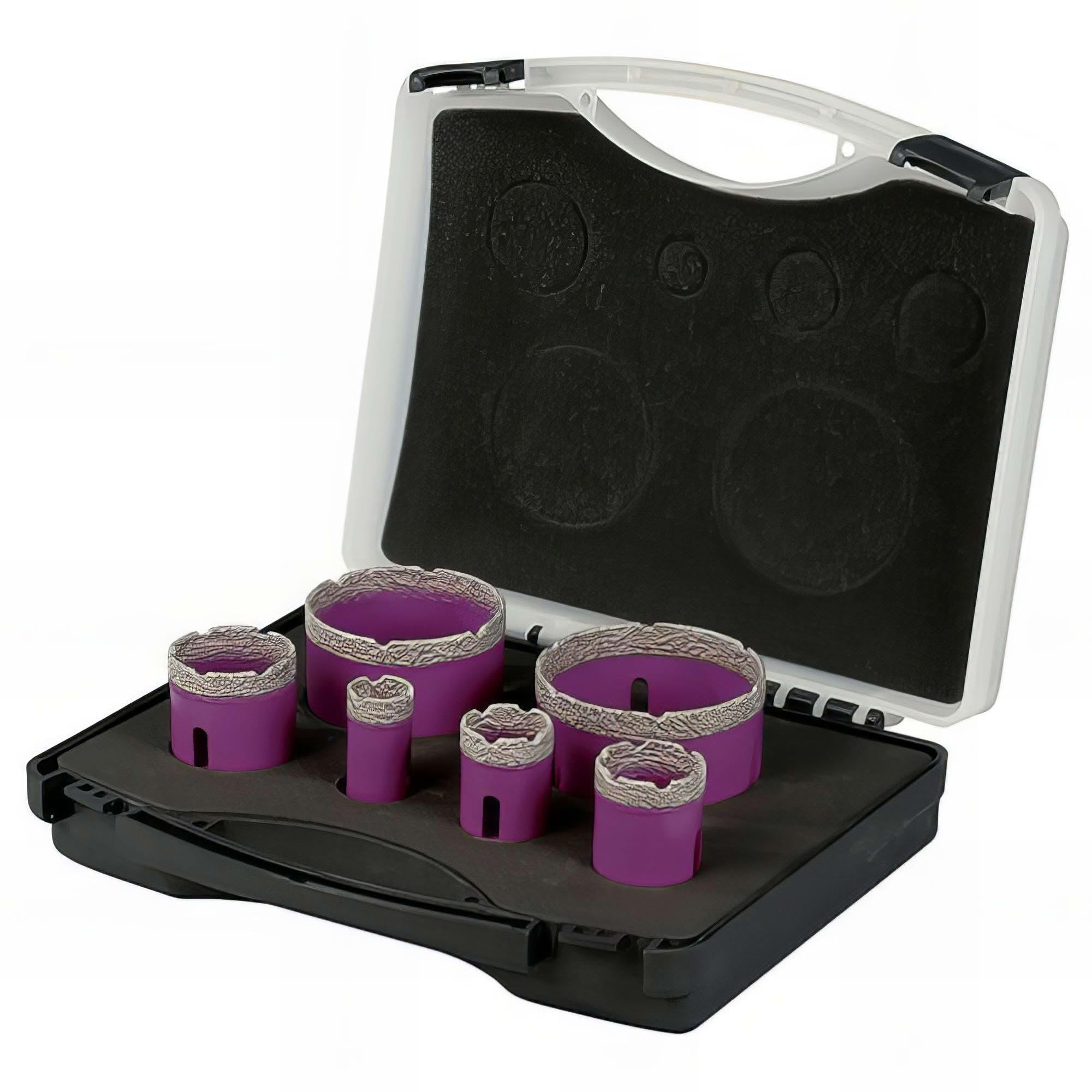 Set di 6 punte SIDAMO Diamante a secco – M14 Ø22/30/35/42/68/76 mm – 11101450