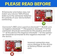 Vista 6 de 802030 Batería Lipo de 3.7V 400mAh 802030 Juego de Batería de Polímero de Litio Recargable con Conector JST PH2.0mm para Dispositivo Electrónico