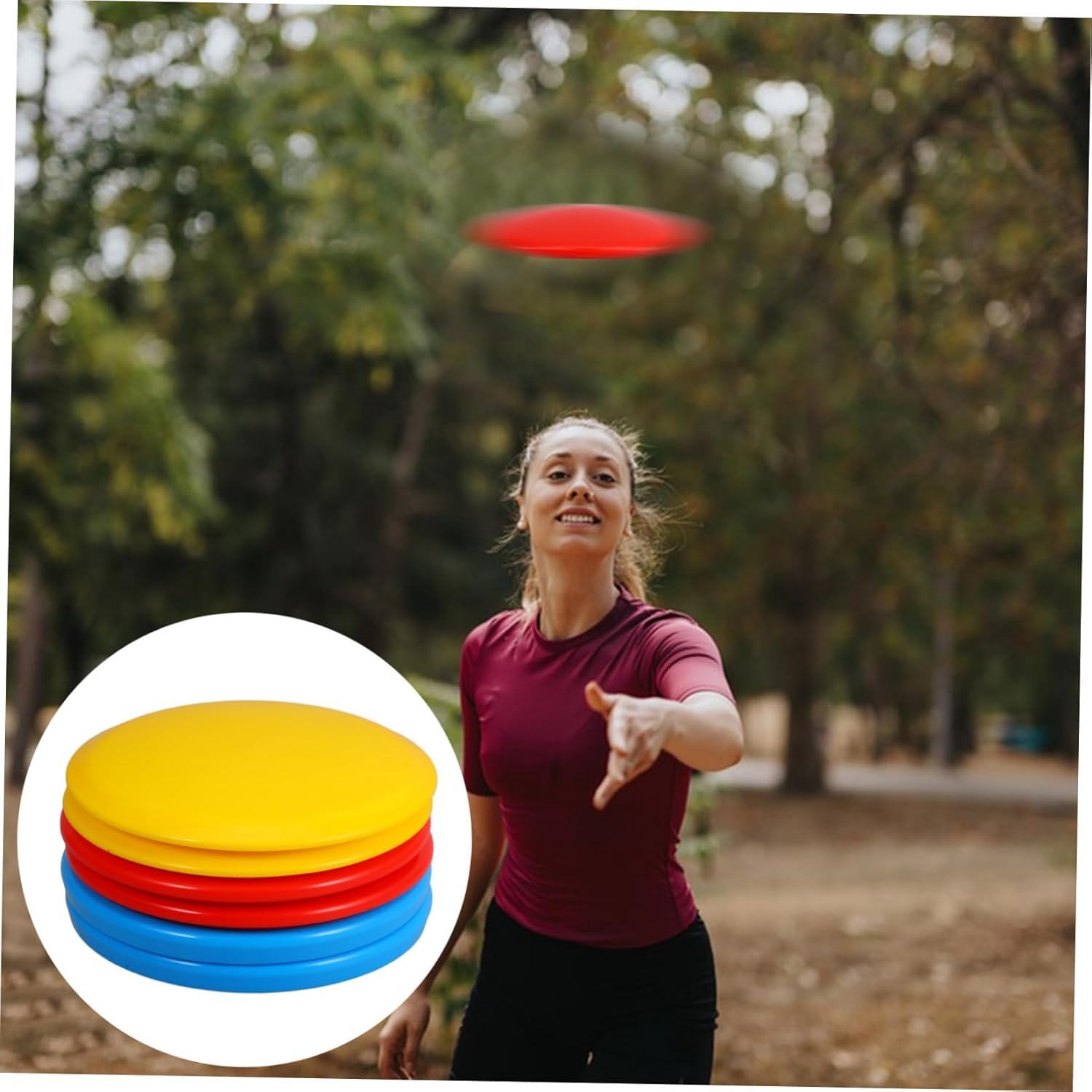 Disc Golf Alignment Discs Complete Putter Midrange Driver for Home Park