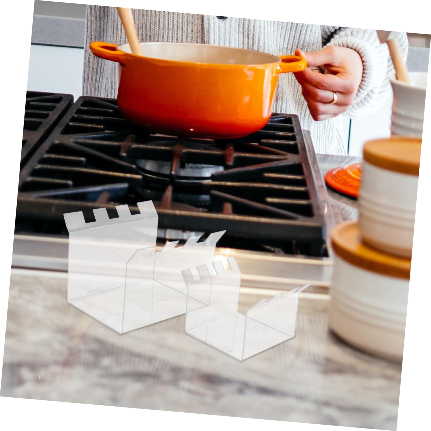 2pezzi per Sacchetti Acrilico Borse Preparazione Alimentare per Congelatore Design per e Versatile