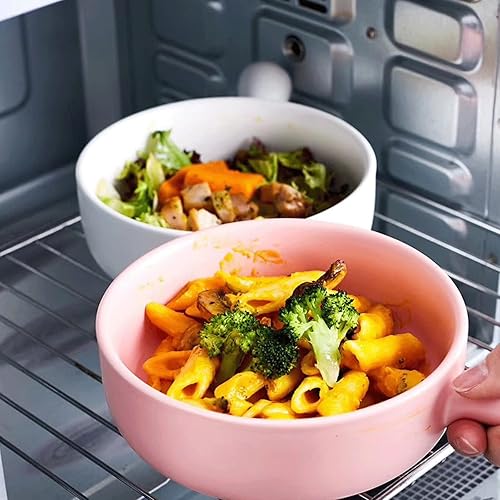 Miniatura 7 de AIMARG Bowl Ceramic Onion Soup Bowls, Matte Color Glaze with Single Handle Soup Bowls for Chowder, Beef Stew, Chili, Oatmeal (Color  Yellow)