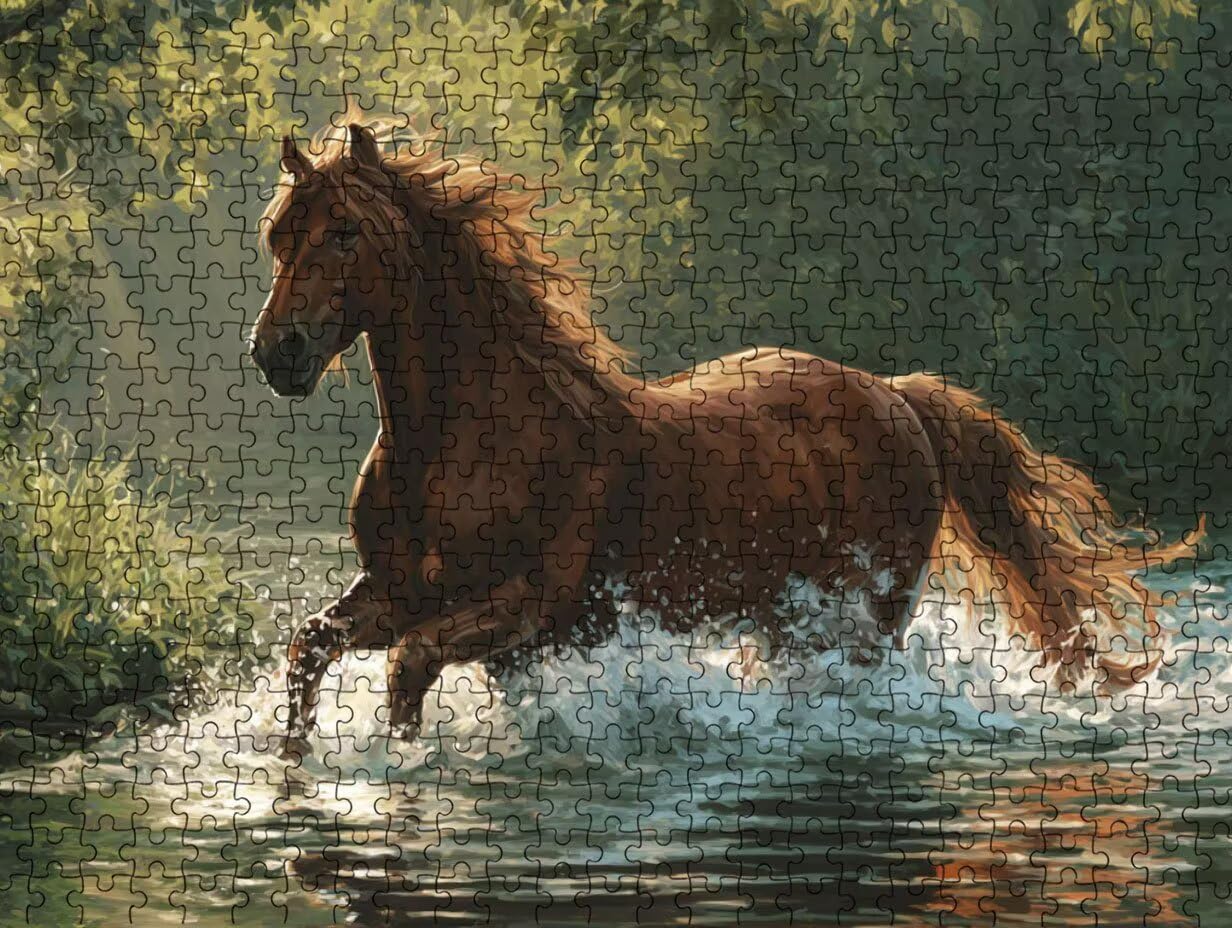 Puzzle de 3000 para Adultos, Caballo del Lago, Clásicos YHPGL7-331
