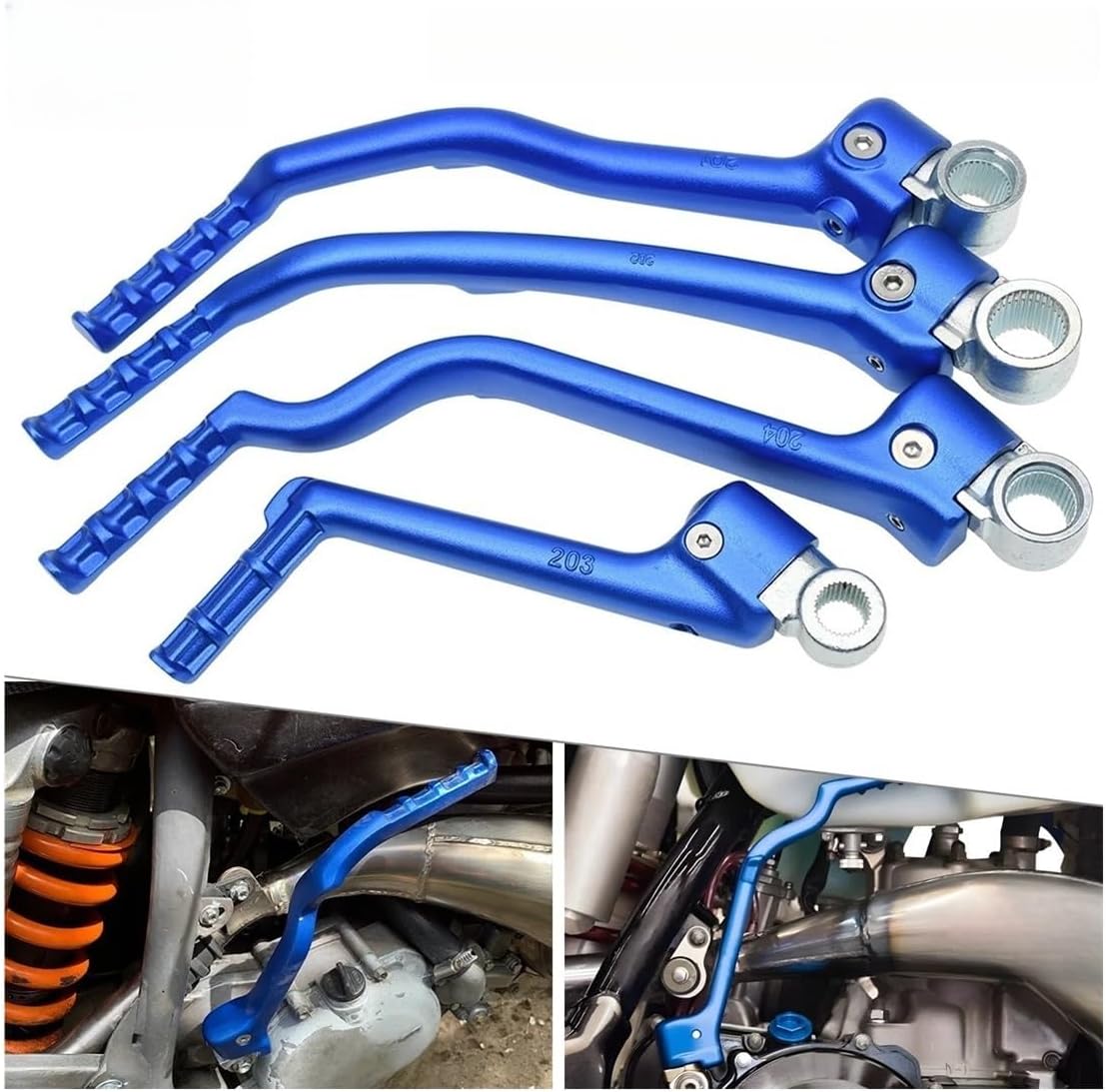 Motorcycle Kick Starter for YZ WR YZ250F 450F YZ250FX 450FX WR250F WR450F YZ125 YZ250 YZ250X Motorcycle CNC Forged Kick Start Lever Pedal Levers