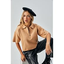 Kad n Fermuar Detayl  Erkek Yaka Triko Kazak 26029