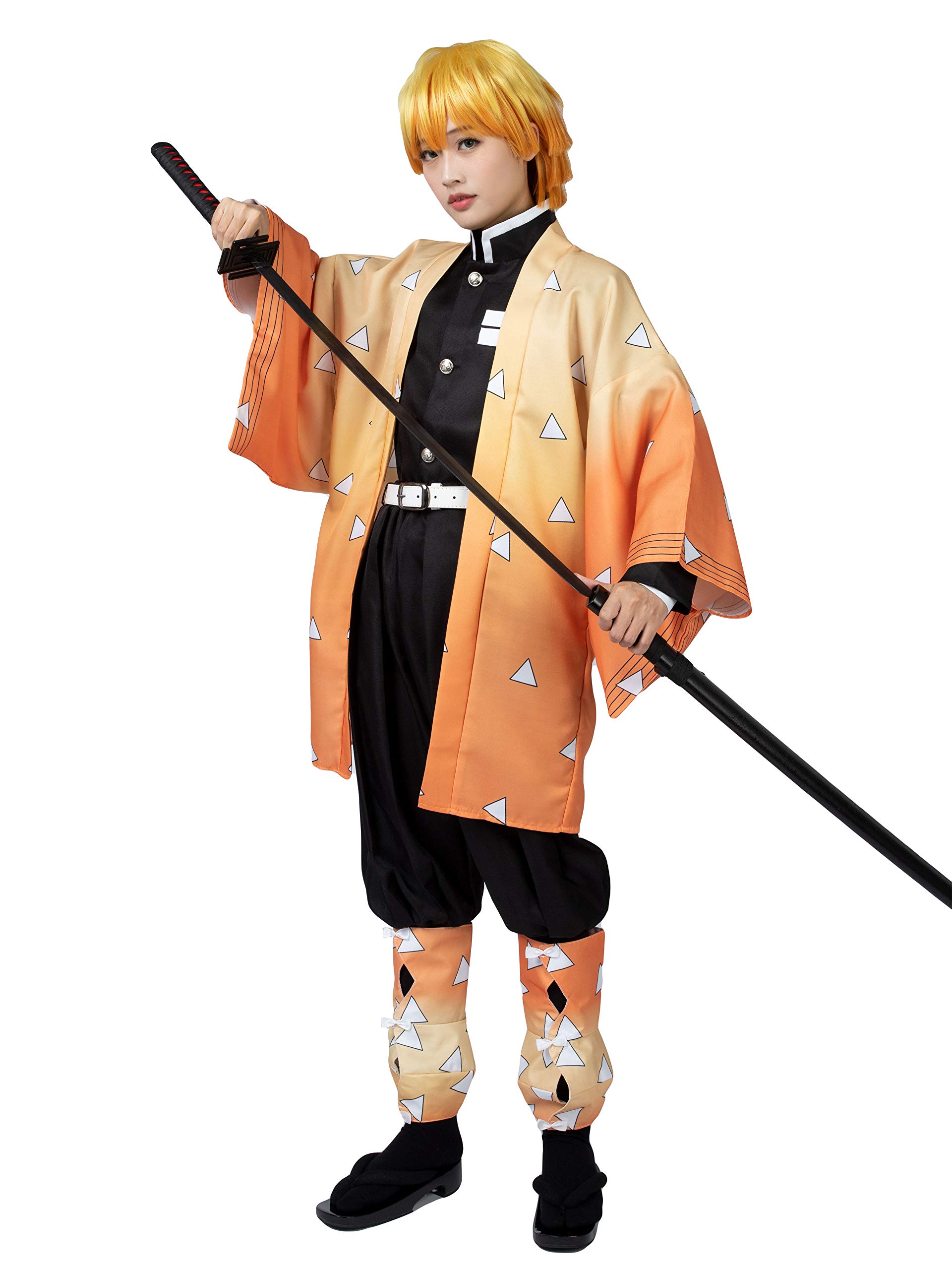 鬼滅の刃スズメ着せ替え服（善逸） 鬼滅の刃 我妻善逸 遊郭潜入作戦 コスプレ衣装 女装 我妻善逸 コスプレ