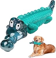 Jeefome Indestructible Alligator Chew Toy for Aggressive Chewers - Tough Milk-Flavored Dog Toys for Large & Medium Breeds