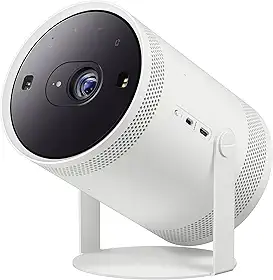 Samsung Projetor portátil de LED Freestyle, 2ª geração, Smart TV, branco de 30 a 100 polegadas, compatível com HDR, SP-LFF3CLA - 2023 - versão internacional