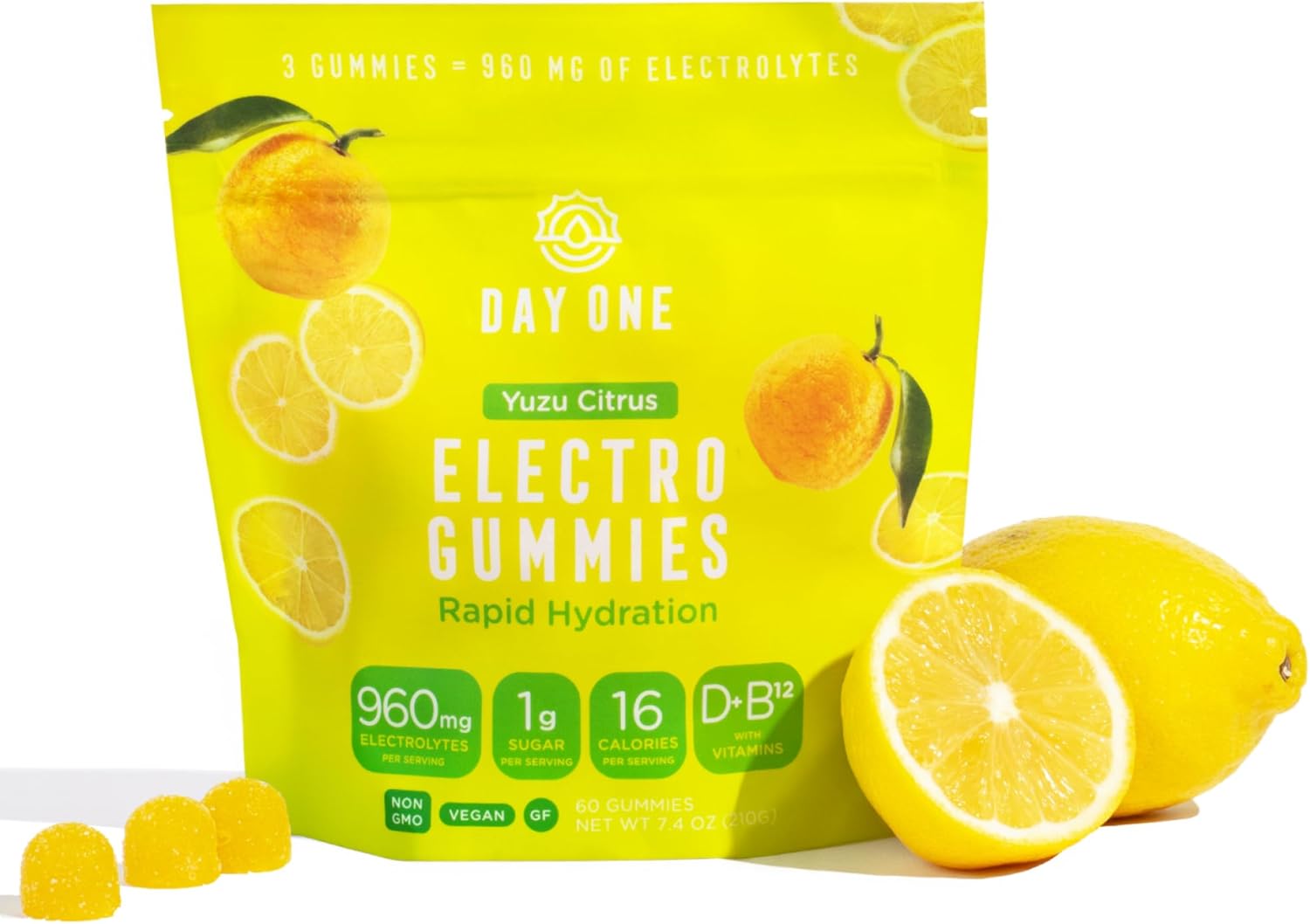Day One ElectroGummies – Electrolyte Hydration Gummies – Ideal to Boost Hydration & Energy – Day One ElectroGummies – Electrolyte Hydration Gummies – Ideal to Boost Hydration & Energy –