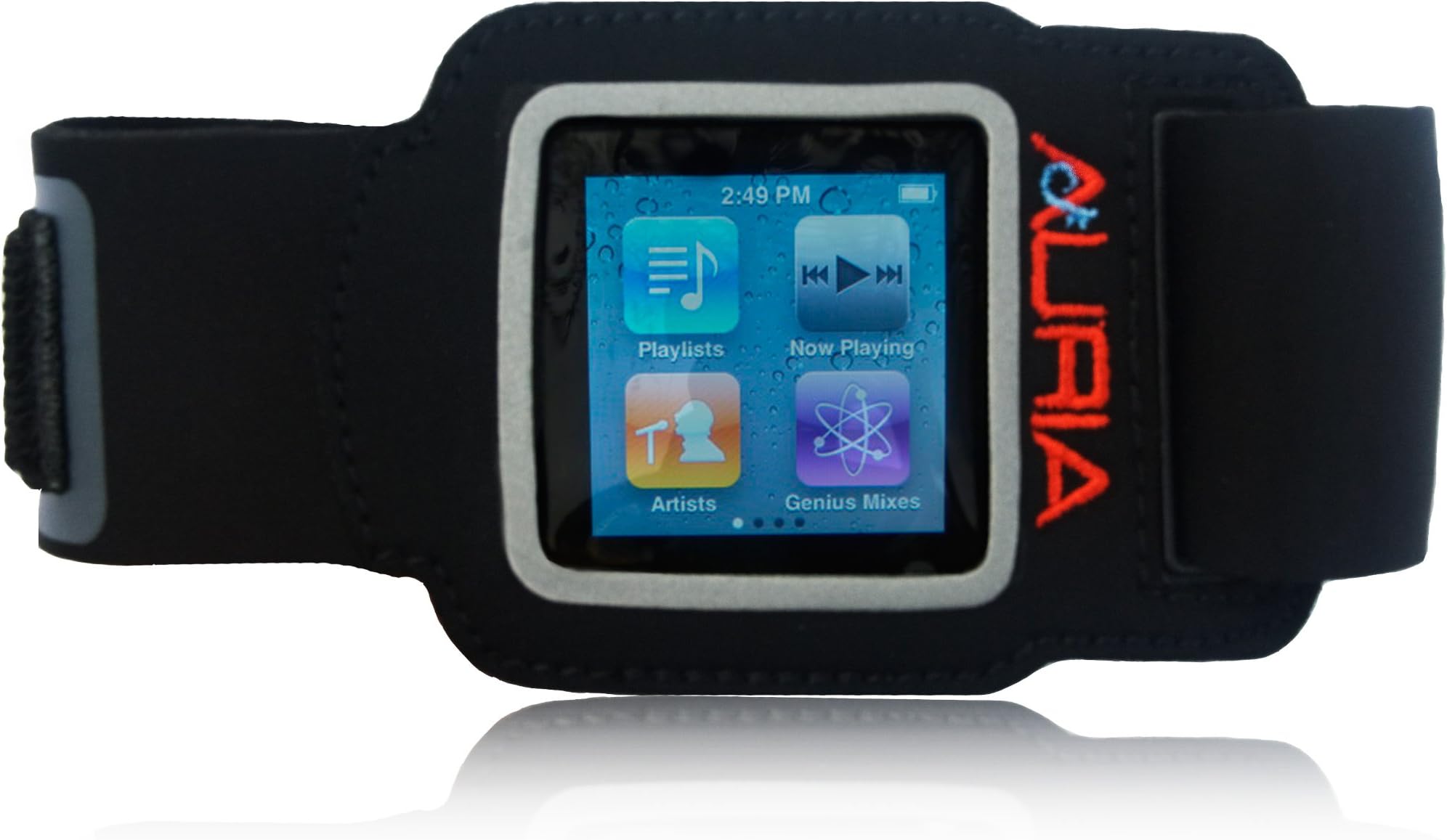AURIA Sports Armband for iPod Nano 6G iPods (Black)
