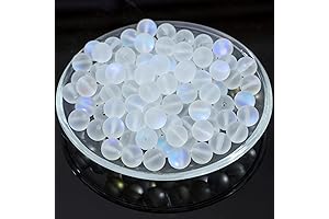 Moonstone Matte Crystal Glass Beads for Jewelry Making