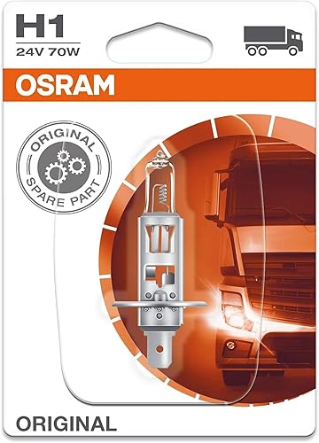 OSRAM 64155-01B Original Line H1 Lámpara Halógena para Faro Principal, 24 V, 70W