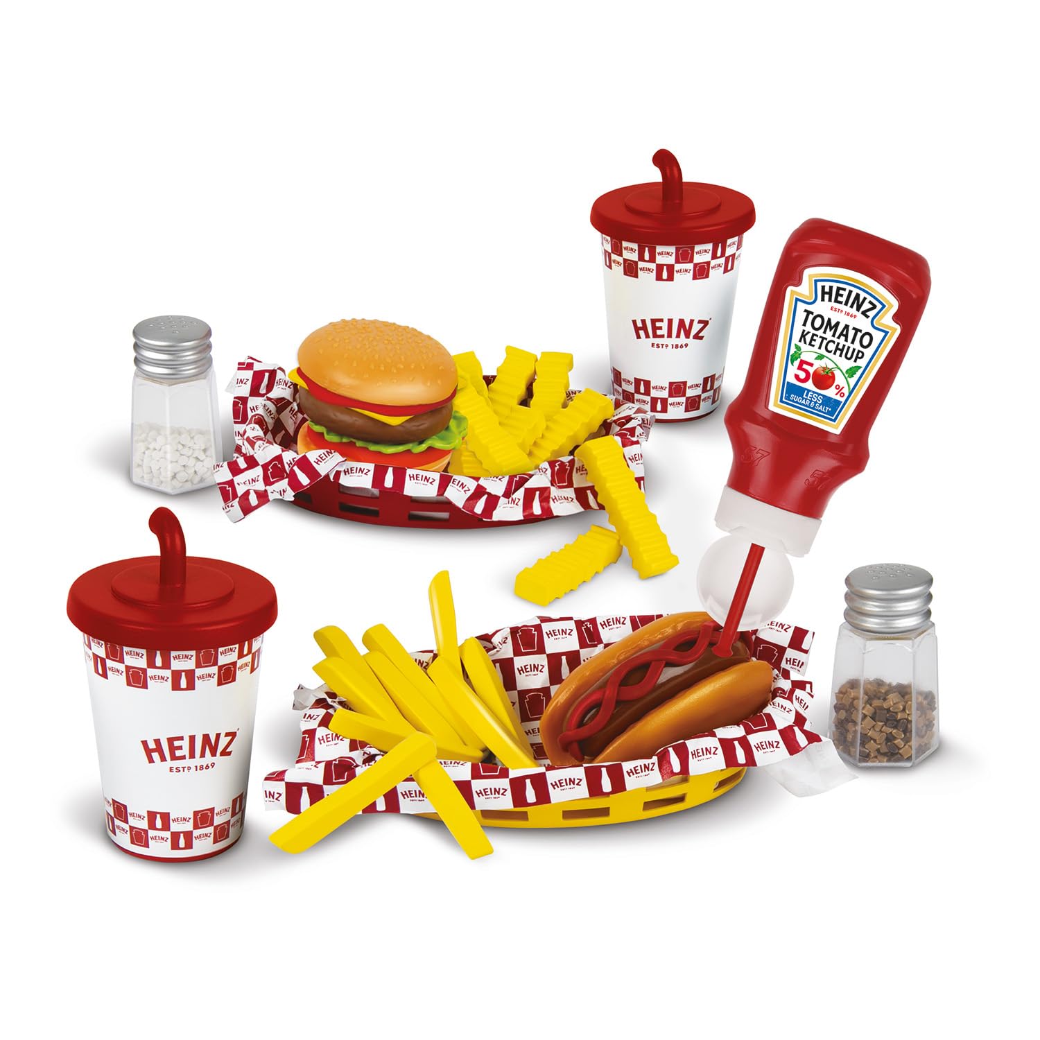Casdon Heinz American Diner Set | Pretend Restaurant Play Set For Children Aged 2+ | Encourages Creativity and Boosts Imagination