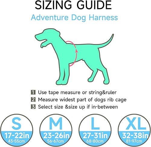 Miniatura 4 de Arnés para perro sin tirones, chaleco resistente sin estrangulamiento, arnés ajustable de superficie altamente reflectante con 2 clips para correa,
