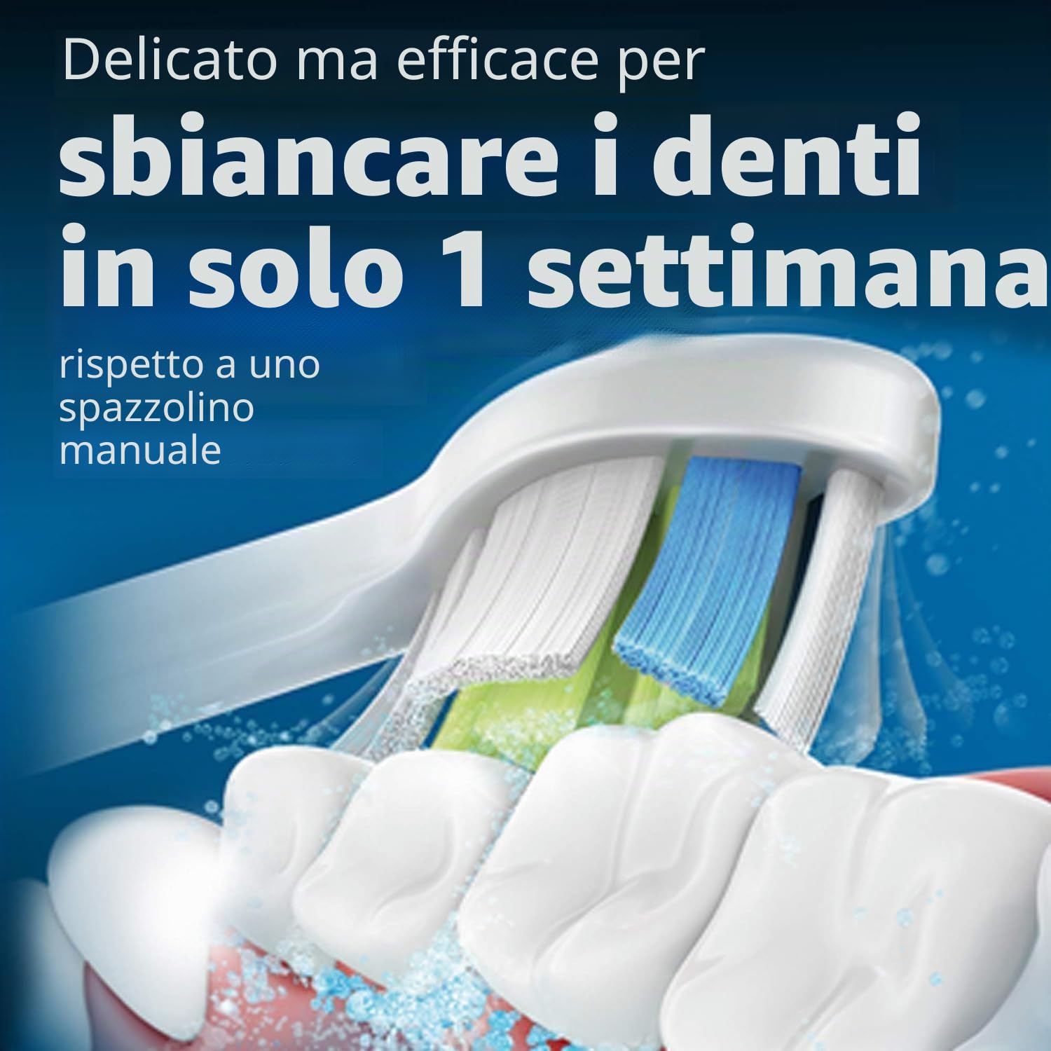 Testine per spazzolino Philips Sonicare HX6066/87 Optimal White, confezione da 6