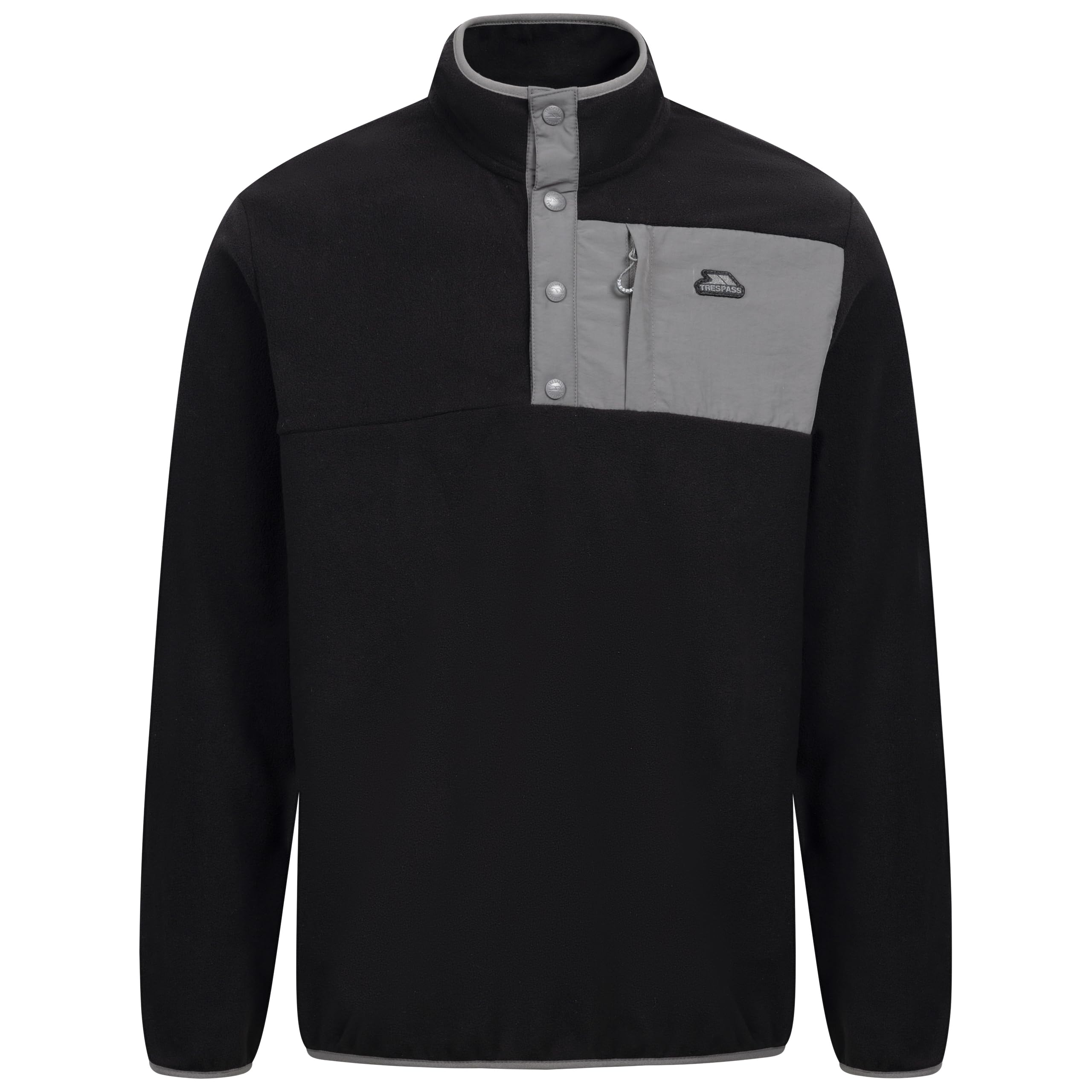 Trespass Men's Black Anti-Pilling Fleece Hosta