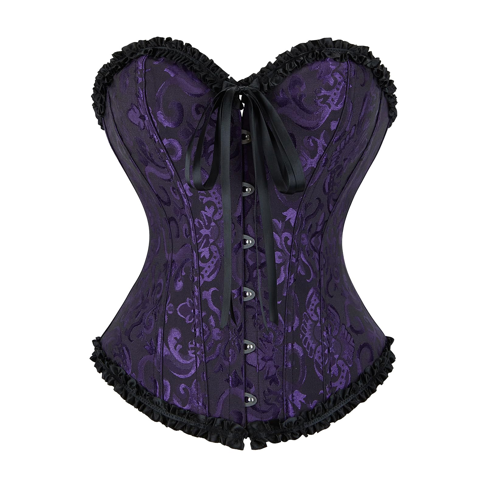 frawirshau Women's Overbust Costume Corset Renaissance Victorian