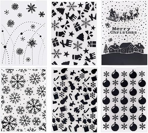 Vista 9 de 9 carpetas de plástico en relieve, plantilla de manualidades para álbumes de fotos, álbumes de recortes y suministros de fabricación de tarjetas