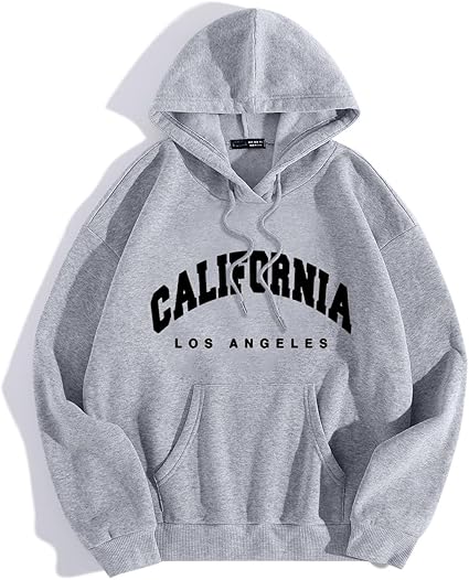 Felpa Con Cappuccio California Kawaii Donna - Pullover Casual Per Autunno E Inverno - Foto 3