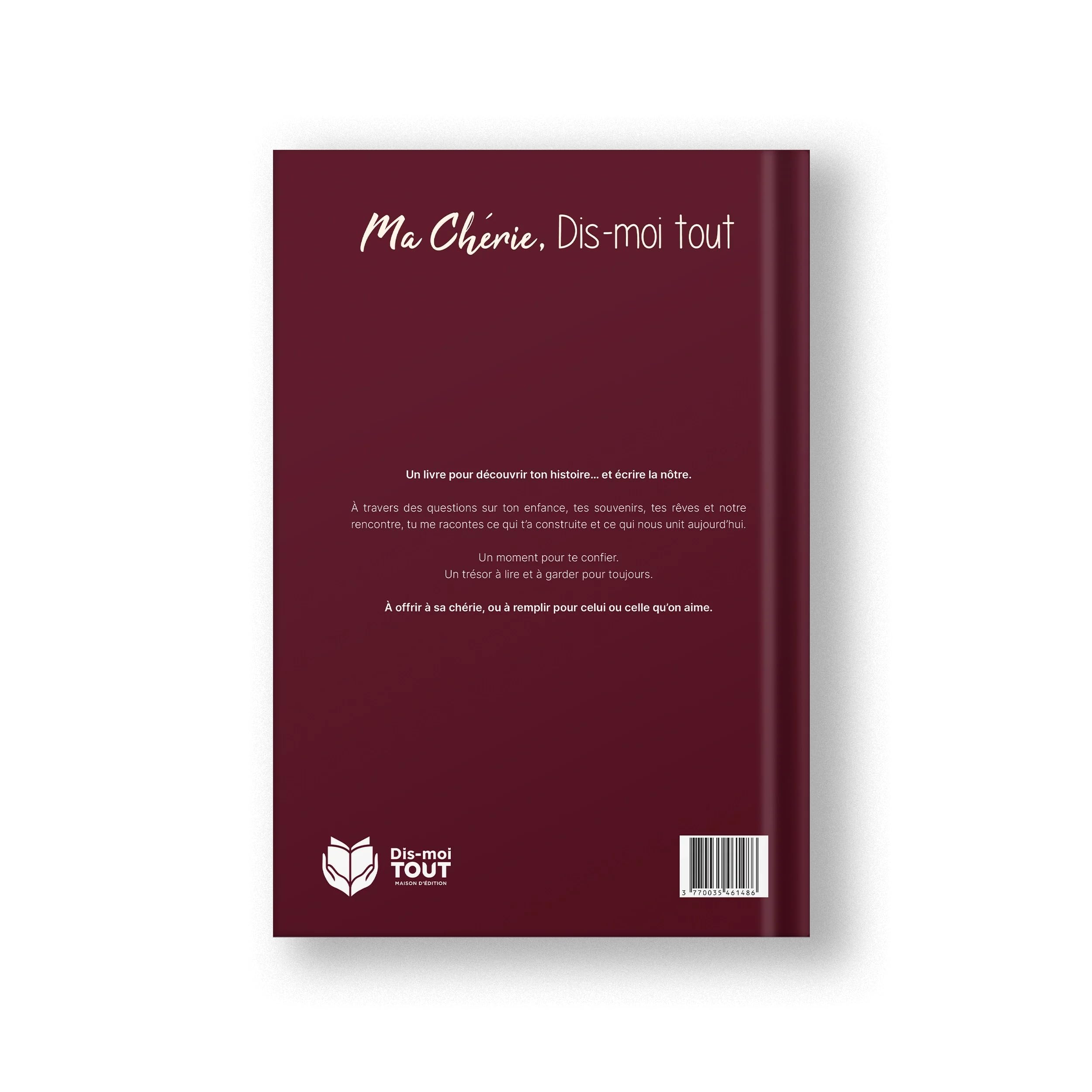 Livre de Questions sur l'Histoire et les Souvenirs du Couple, Couverture Cartonnée, 21 x 29,7 cm, 80 Pages
