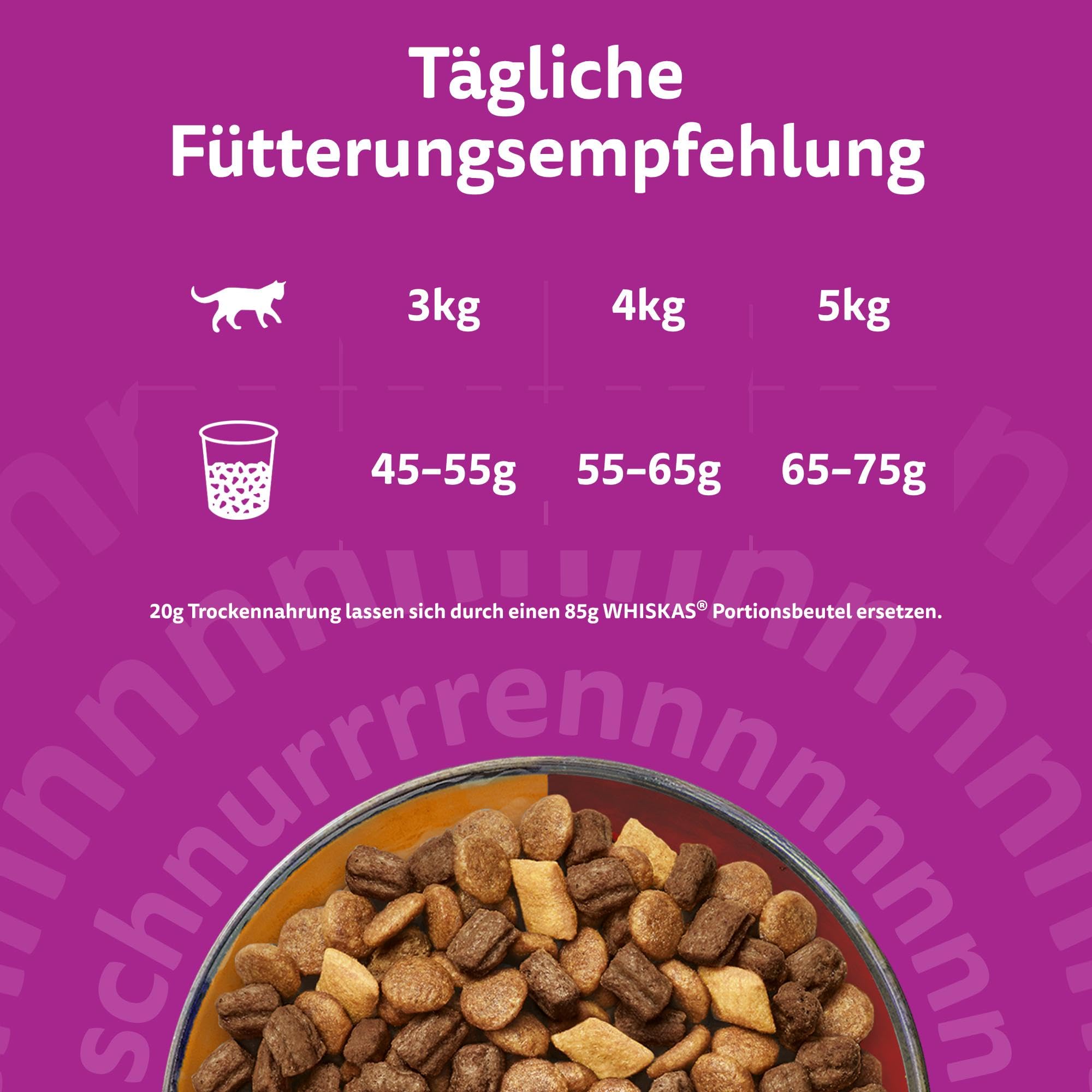 Whiskas Duo Trockenfutter für ausgewachsene Katzen 6 x 1.9 kg Classic Combos