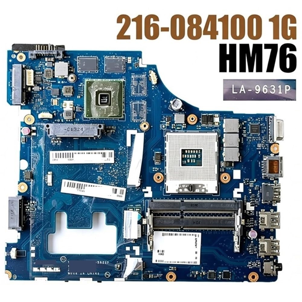 Scheda Madre Del Computer Portatile Adatto for LENOVO G400 LA-9631P SLJ8E | Scheda madre del notebook HM76 216-084100 2G 90002805 completamente testata