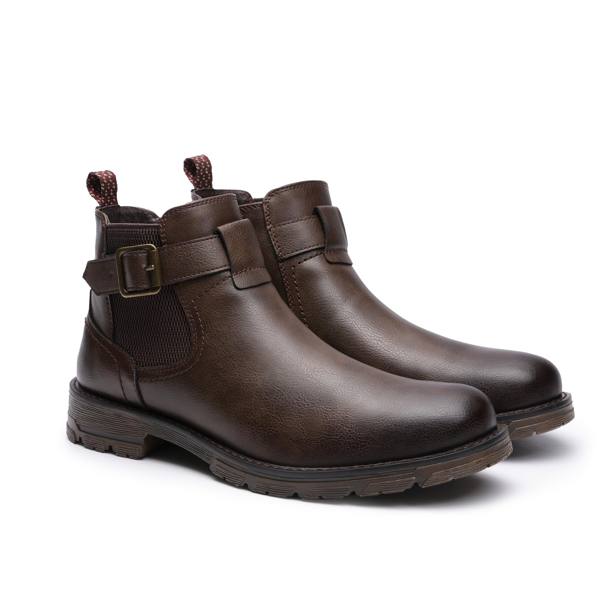 Bruno Marc Stivaletti Chelsea Uomo, Design Classico e Casual, Comodi Slip-on alla Caviglia