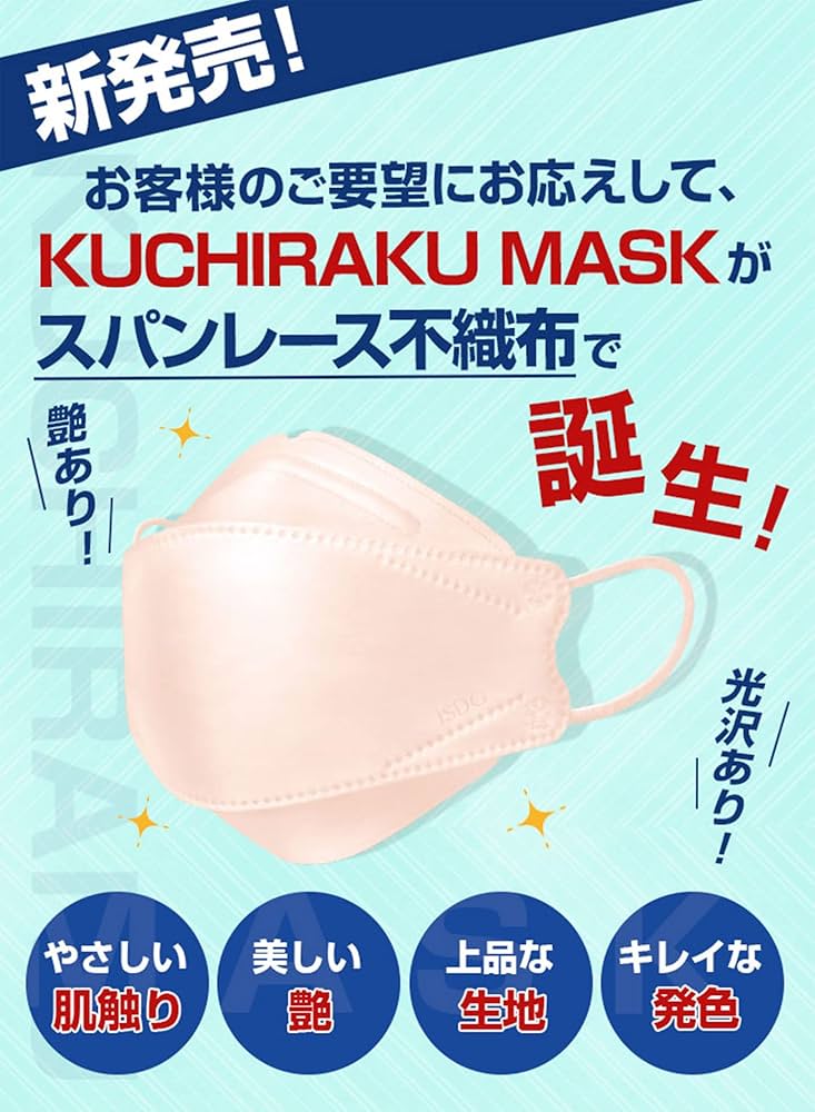 Amazon.co.jp: [医食同源ドットコム] iSDG SPUN KUCHIRAKU MASK