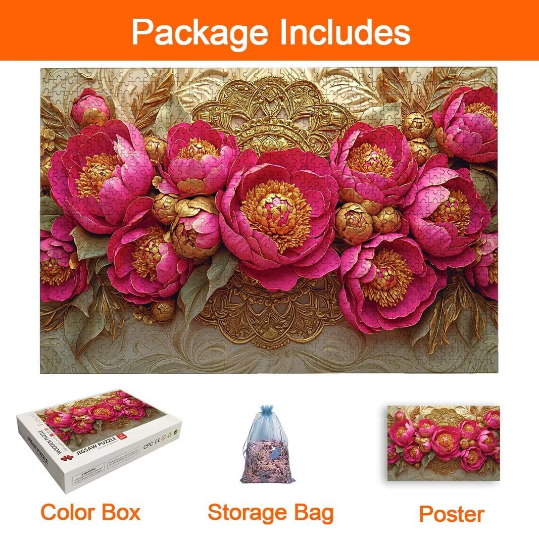 Puzzle Fiore, Puzzle 2000 Pezzi Adulti per Decor, Regalo Donna/Uomo -8682