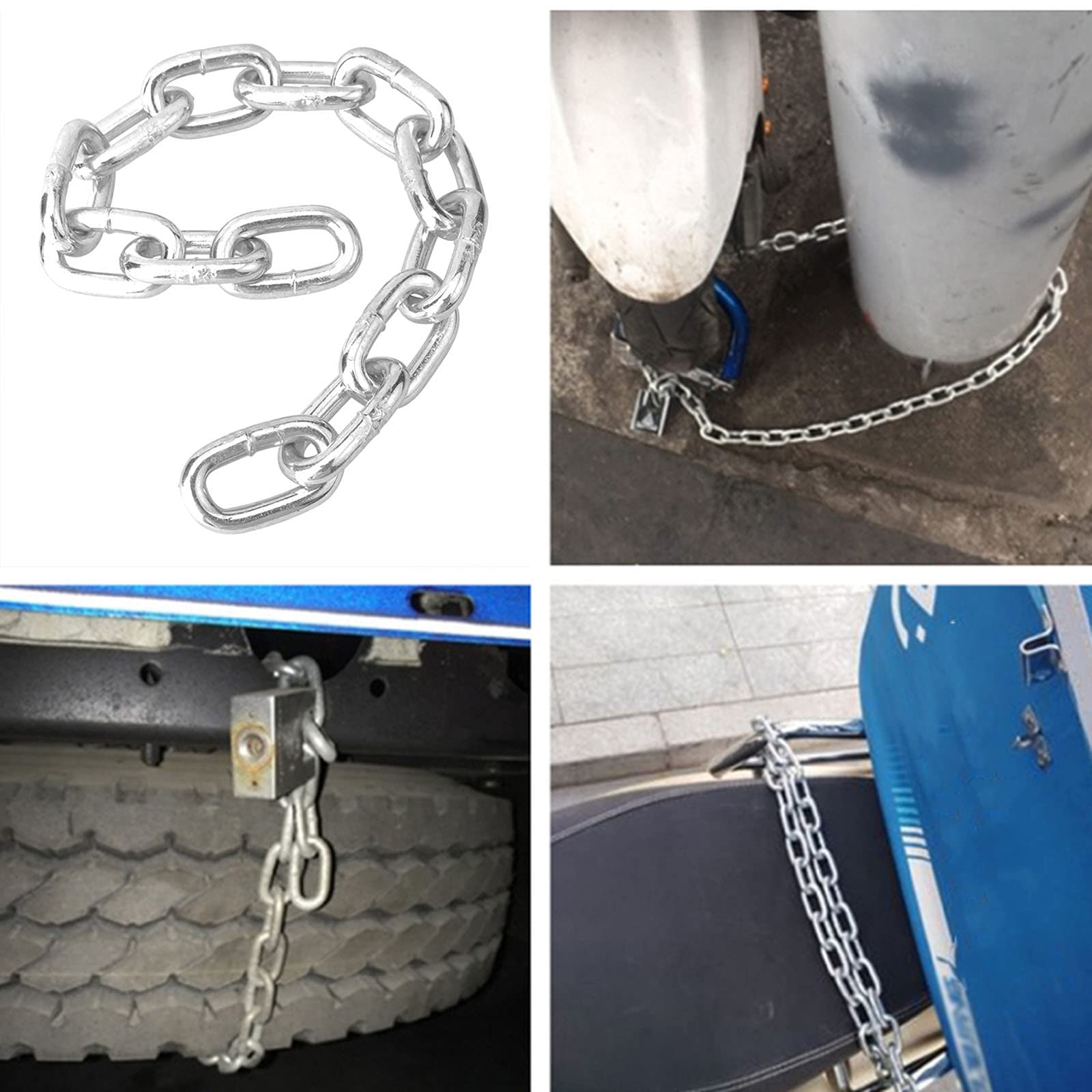 Amazon.co.jp: 自転車チェーンロック 頑丈なチェーンロック