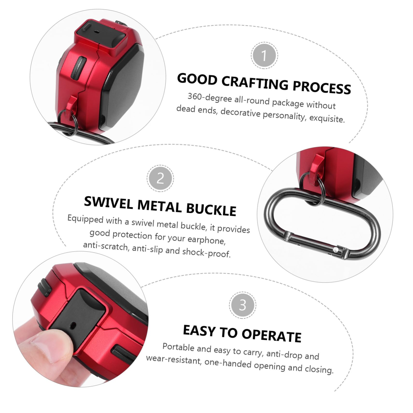 DOITOOL 5sätze Wireless Earphone Schutzhülle Für Buds Druckfest Und Stoßfest Praktischer Ohrhörer Schutz Kompatibel Mit Buds