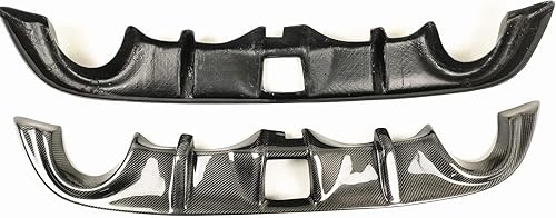 Miniatura 6 de Difusor de parachoques trasero para Nissan 370z z34 2009 2010 2011-2020 fibra de carbono negra