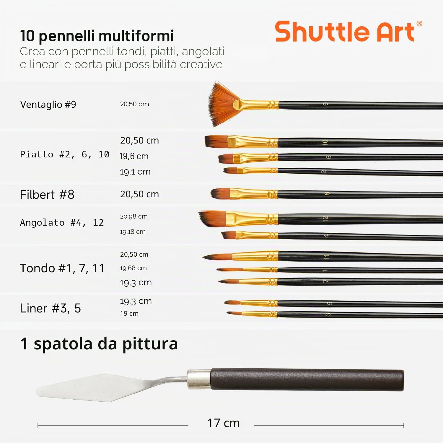 Shuttle Art Assortimento di pittura acrilica, 59 impacchettare articoli di pittura professionale con pannelli di legno Easel, 30 Colori Acrilici, tela, spazzole, tavolozza, Kit per adulti