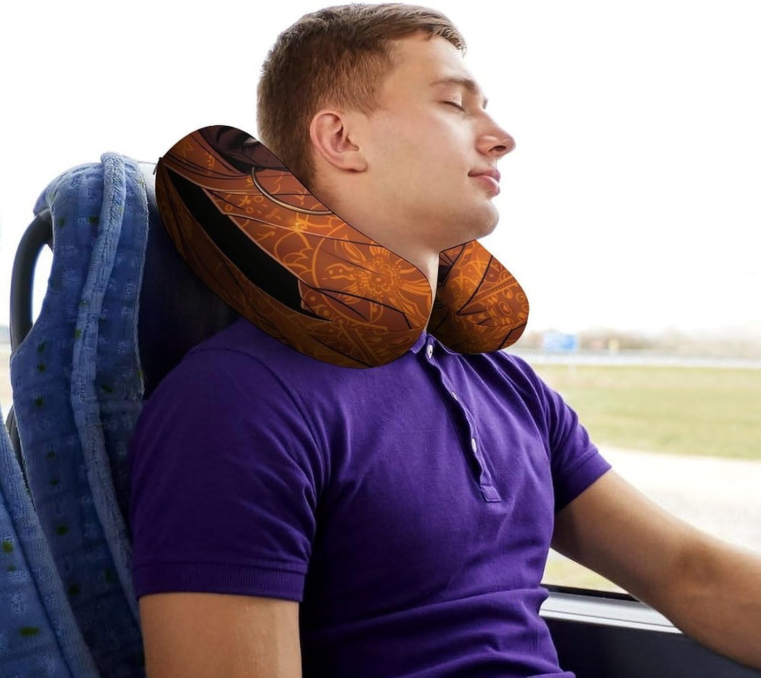 African A-mericans Pretty Women Travel Pillow U Shape Neck Pillow Washable Pillowcase for Sleeping Chair