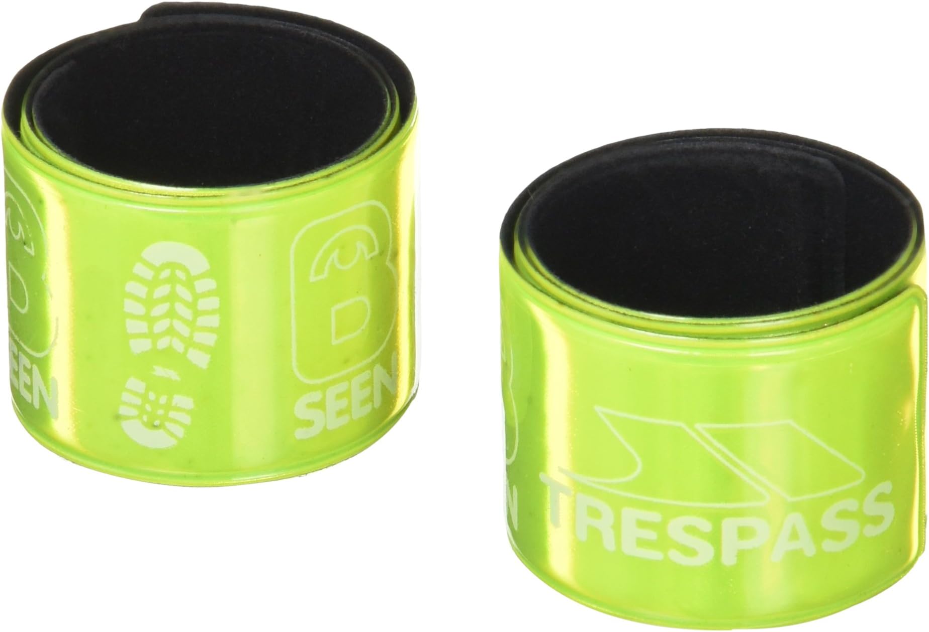 Trespass Snapper Reflective Wrist Wraps-Hi-Viz Green