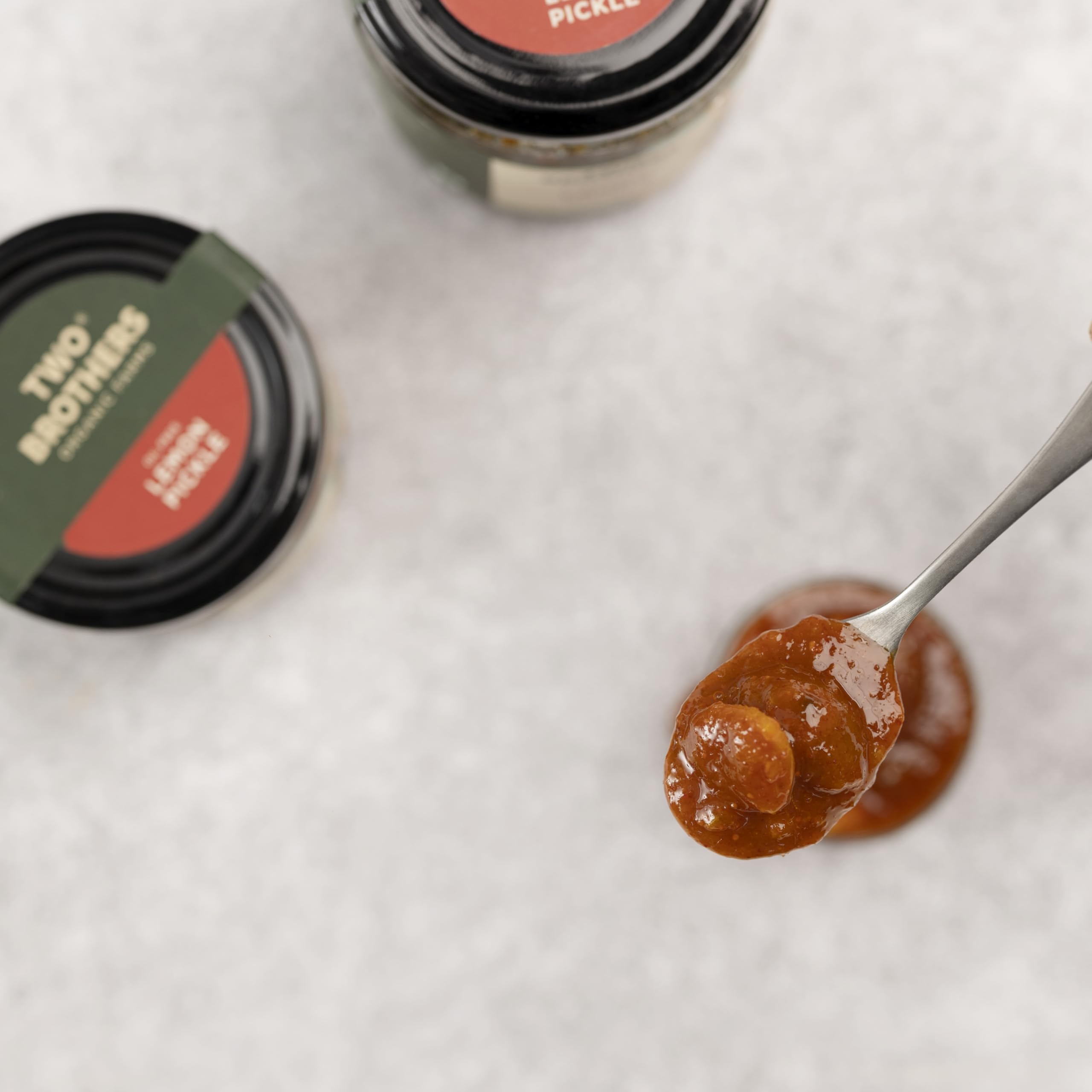 Two Brothers Organic Farms Lemon Pickle Sweet and Sour (300g) | Oil Free & Vinegar Free Lime Pickle | Handmade, Fresh with No Artificial Preservatives - Image 6 thumbnail