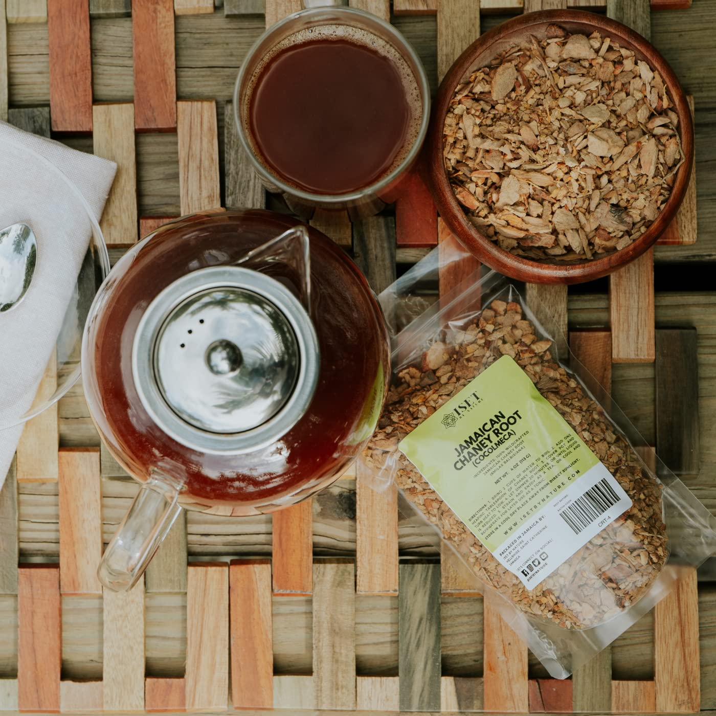 Jamaican Chaney Root Tea | Cocolmeca | Chainy Root | Smilax balbisiana | Sarsaparilla | Zarzaparilla
