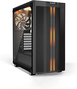 Be Quiet Pure Base 500DX Black, Mid Tower ATX Case, ARGB, 3 pre-Installed Pure Wings 2, Tempered Glass Window